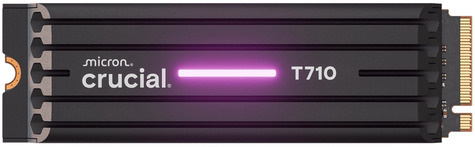 Crucial 2TB T710 SSD with heatsink