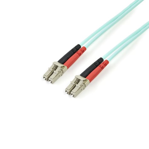STARTECH STARTECH 3m Fiber Optic Cable - 10 Gb Aqua - Multimode Duplex 50/125 - LSZH - LC/LC - OM3