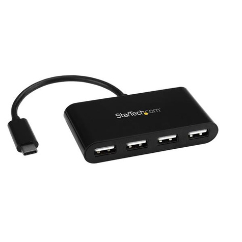 STARTECH STARTECH 4 poort USB-C hub - mini hub - USB-C naar 4x USB-A - USB 2.0 - USB Type C hub - USB C naar USB hub - Hub - 4 x USB 2.0 - desktop