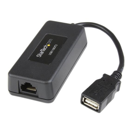 STARTECH 1-poort USB via Cat5 / Cat6 Ethernet Verlenger - tot 40m - USB-uitbreider - USB - over CAT 5/6