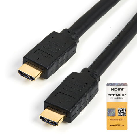 STARTECH Premium High Speed HDMI kabel met ethernet - 4K 60Hz - 7 m - gecertificeerd - HDMI monitorkabel