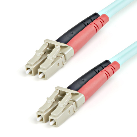 STARTECH 1m 10 Gb Aqua Fiber Patch Cable LC/LC