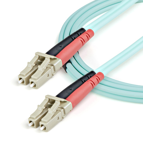 STARTECH 1m 10 Gb Aqua Fiber Patch Cable LC/LC