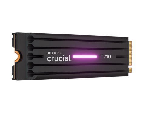 Crucial 2TB T710 SSD with heatsink