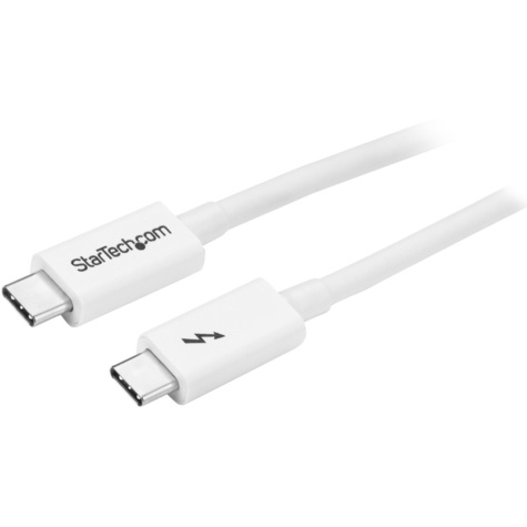 STARTECH STARTECH 3.3ft (1m) Thunderbolt 3 Cable, 20Gbps, 100W PD, 4K Video, Thunderbolt-Certified
