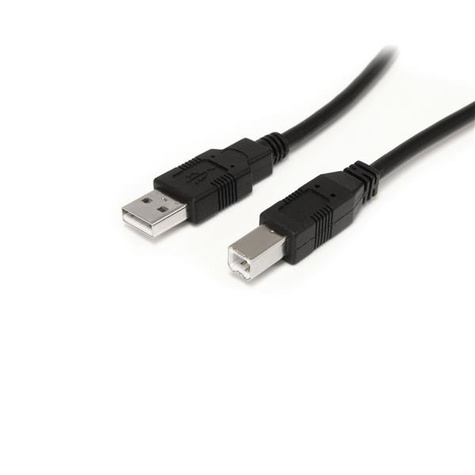 STARTECH 10m Actieve USB 2.0 A naar B Kabel - M/M - USB-kabel - USB (M) naar USB type B (M) - USB 2.0 - 9.15 m - actief - zwart - voor P/N: ICUSB232D