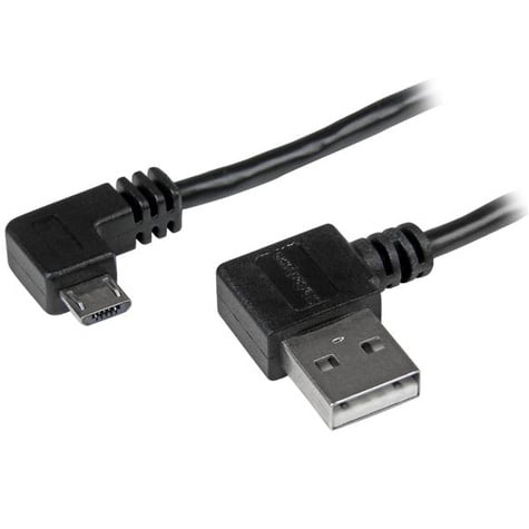 STARTECH STARTECH Micro-USB kabel met rechts haakse connectors - 1m - M/M - USB A naar Micro B kabel