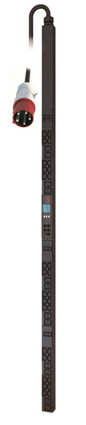 APC Metered Rack PDU - Voedingsverdeeleenheid (rack-uitvoering) - 400 Volt wisselstroom V - 3-fase - Ethernet, RS-232, USB - input: IEC 60309 32A - uitgangen: 42 - 0U - zwart - voor P/N: AR3103SP, AR3106SP, SRT1000RMXLI, SRT1000RMXLI-NC, SRT10RMXLIX806, SRT5K