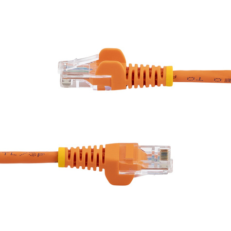STARTECH 0,5m Cat5e Ethernet netwerkkabel met snagless RJ45 connectors - UTP kabel 50 cm oranje - Verbindingskabel