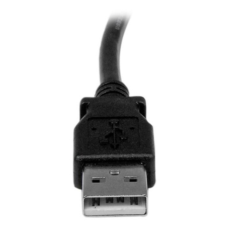 STARTECH USB 2.0 A naar linkshoekige B-kabel M/M - USB-kabel - USB type B (M) naar USB (M) - USB 2.0 - 2 m