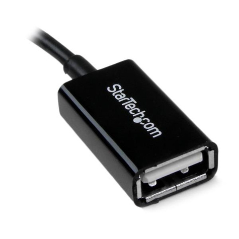 STARTECH 5in Micro USB to USB OTG Host Adapter - Micro USB Male to USB A Female On-The-GO Host Cable Adapter (UUSBOTG)