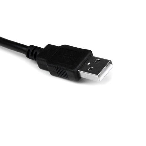 STARTECH StarTech.com Korte USB naar RS232 Seriële DB9 Adapterkabel met COM-behoud - Seriële adapter - USB - RS-232 - zwart