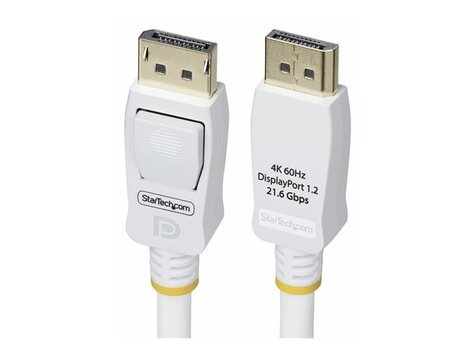 STARTECH 10ft White VESA Certified DP 1.2 Cable