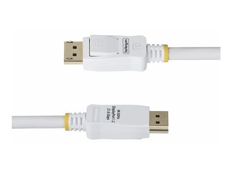 STARTECH 10ft White VESA Certified DP 1.2 Cable