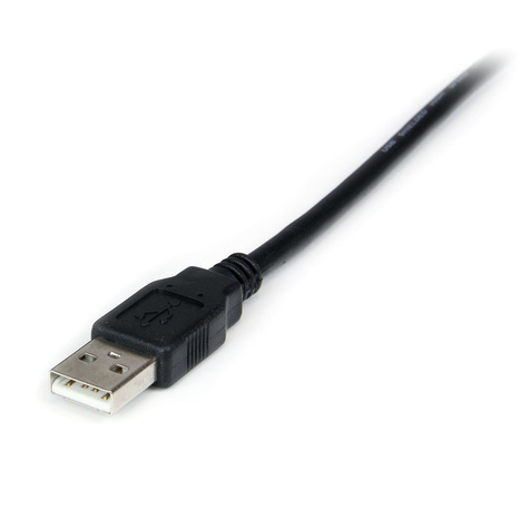STARTECH 1-poort USB naar Nulmodem RS232 DB9 Seriële DCE Verloopkabel met FTDI - Seriële adapter - USB 2.0 - RS-232 - zwart