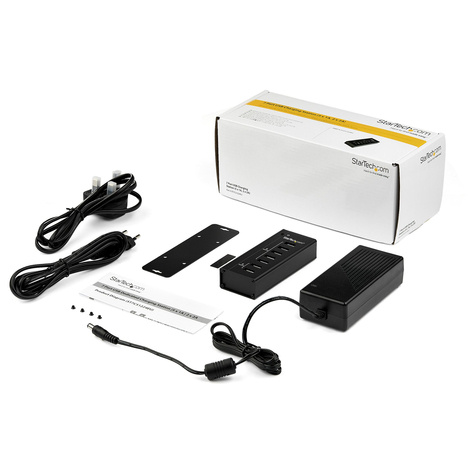 STARTECH 7 poorts USB oplaadstation met 5x 1A poorten en 2x 2A poorten - wandmonteerbare oplader