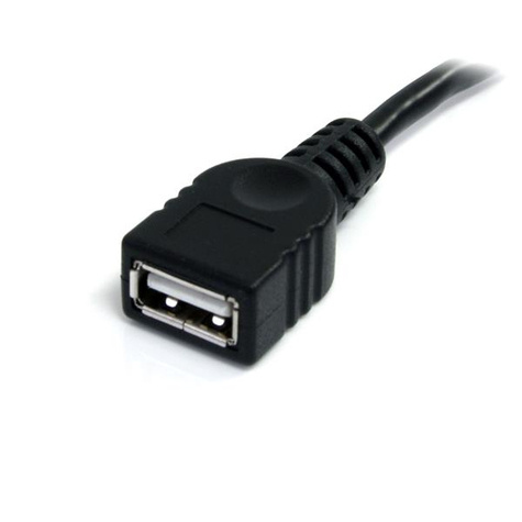 STARTECH 3 m USB 2.0 verlengkabel A to A - zwart - M/F - USB-verlengkabel - USB (M) naar USB (V)