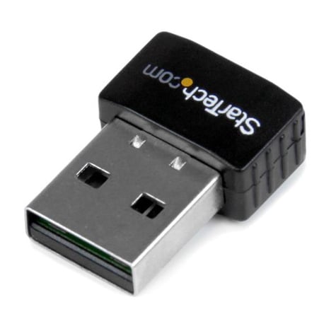 STARTECH USB 2.0 300 Mbps Mini draadloos-N netwerkadapter - 802.11n 2T2R wifi-adapter - Netwerkadapter - USB 2.0 - 802.11b/g/n - zwart