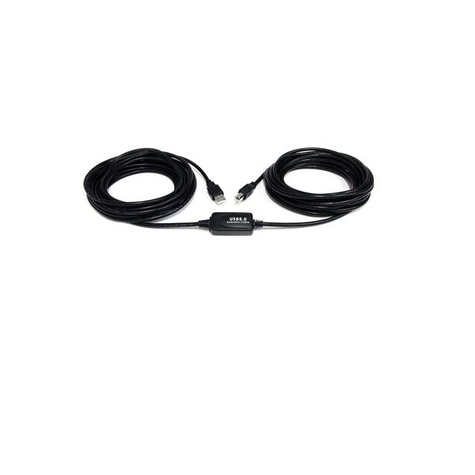 STARTECH 10m Actieve USB 2.0 A naar B Kabel - M/M - USB-kabel - USB (M) naar USB type B (M) - USB 2.0 - 9.15 m - actief - zwart - voor P/N: ICUSB232D