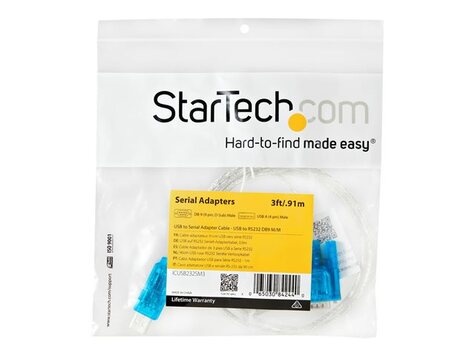 STARTECH StarTech.com 3ft USB to RS232 DB9 Seri