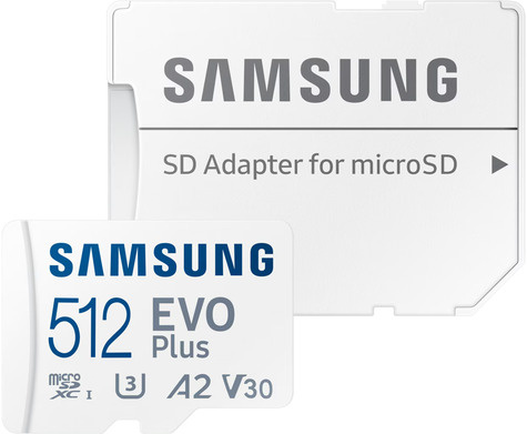 Samsung SD MicroSD Card 512GB Samsung SDXC EVO Plus (2024)(CL10) retail