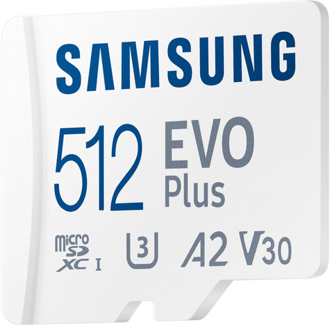 Samsung SD MicroSD Card 512GB Samsung SDXC EVO Plus (2024)(CL10) retail