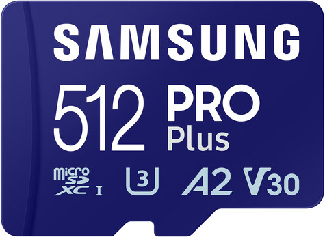 Samsung SD MicroSD Card 512GB Samsung SDXC PRO Plus (2023)(CL10) retail