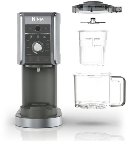 Ninja NC502EU ijsmachine 0,709 l 800 W Zwart, Zilver