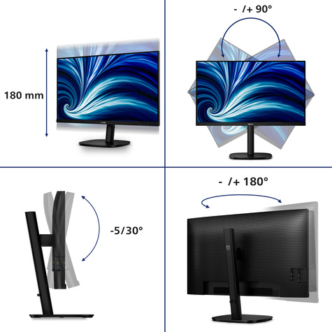 Philips 32B2N3500 - 3000 Series - 32" LED-monitor - QHD