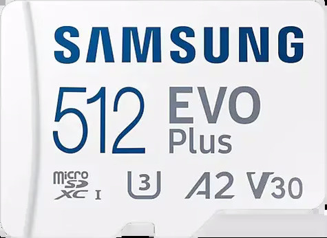 Samsung SD MicroSD Card 512GB Samsung SDXC EVO Plus (2024)(CL10) retail