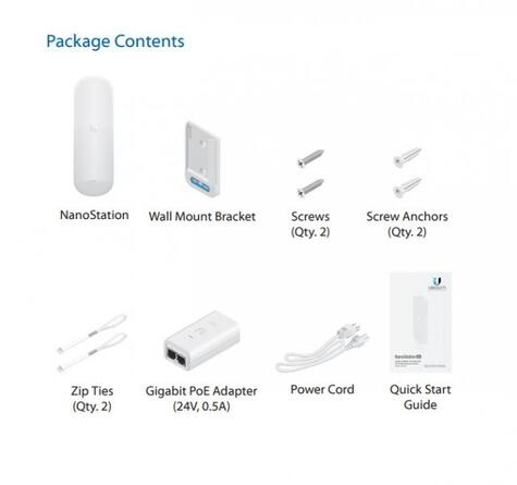 Ubiquiti AirMAX NanoStation AC 5 GHz Radio - NS-5AC (tweedekans)