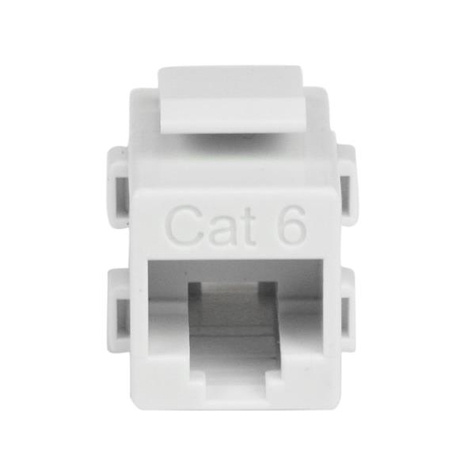 STARTECH White Cat 6 RJ45 Keystone Jack Network Coupler F/F - RJ45 Coupler - Cat6 Coupler