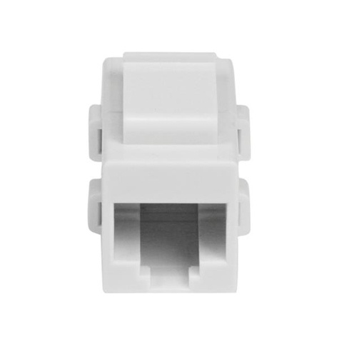 STARTECH White Cat 6 RJ45 Keystone Jack Network Coupler F/F - RJ45 Coupler - Cat6 Coupler