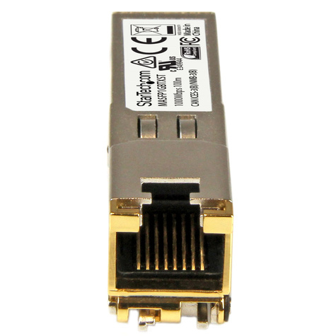 STARTECH Cisco Meraki MA-SFP-1GB-TX compatibel SFP Transceiver module - 10/100/1000BASE-TX -10/100/1000 Mbps koper RJ45