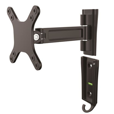 STARTECH Muurbeugel - scharnierende  monitor arm voor VESA schermen of platte tv tot 27" (15 kg)