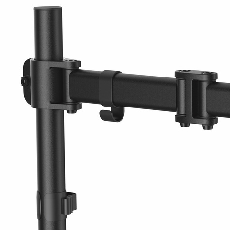 STARTECH Monitor Arm voor VESA Scherm tot 34" (8kg), Scharnierende Monitorsteun met Verticale Arm voor Enkel Scherm
