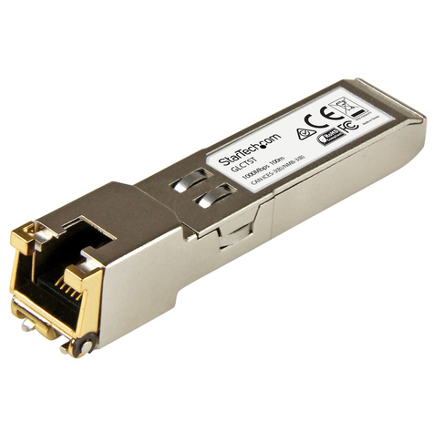 STARTECH STARTECH Gigabit RJ45 koper SFP Transceiver Module - Cisco GLC-T Compatibel SFP - 1000Base-T - Mini-GBIC