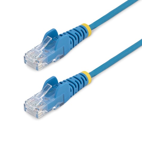 STARTECH STARTECH 1 m CAT6 kabel - slanke CAT6 netwerkkabel - blauw - Snagless RJ45 connector - Gigabit Ethernet kabel