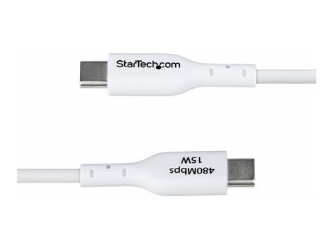 STARTECH 1m White USB-A to USB-C Charging Cable