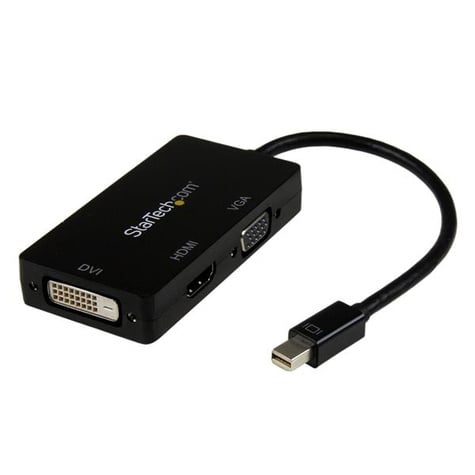 STARTECH STARTECH 3 in 1 Mini DisplayPort Adapter - 1080p - Mini DP / Thunderbolt to HDMI / VGA / DVI Splitter for Your Monitor