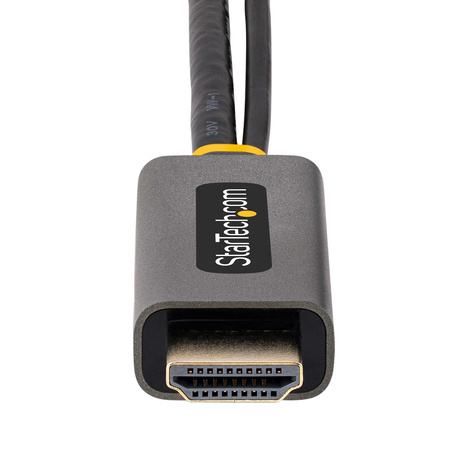 STARTECH 1ft (30cm) HDMI to DisplayPort Adapter, Active 4K 60Hz HDMI Source to DP Monitor Adapter Cable