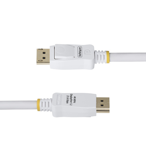STARTECH 6ft White VESA Certified DP 1.2 Cable