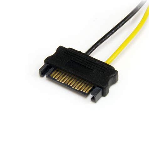 STARTECH 15cm SATA Voeding naar 6-pins PCI Express Videokaart Voeding Verloopkabel - Voedingskabel