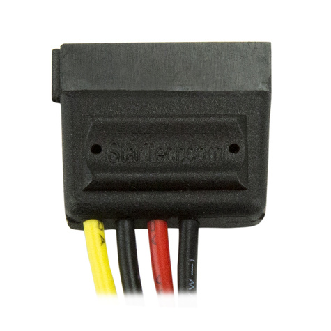 STARTECH 15 cm 4-pins Molex naar SATA Voedingskabel Adapter - Voedingskabel - SATA-voeding (M) naar 4-PIN interne voeding (M)