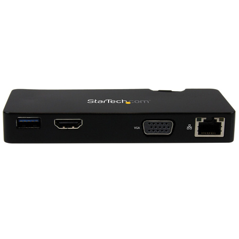 STARTECH Reis docking station voor laptops - HDMI of VGA - USB 3.0 - Dockingstation - USB - HDMI - 1GbE