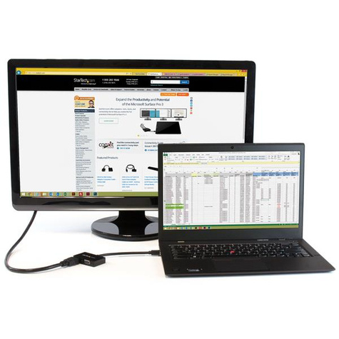 STARTECH A/V-reisadapter: 2-in-1 Mini DisplayPort naar HDMI of VGA converter - Videoconverter - DisplayPort - HDMI, VGA - zwart