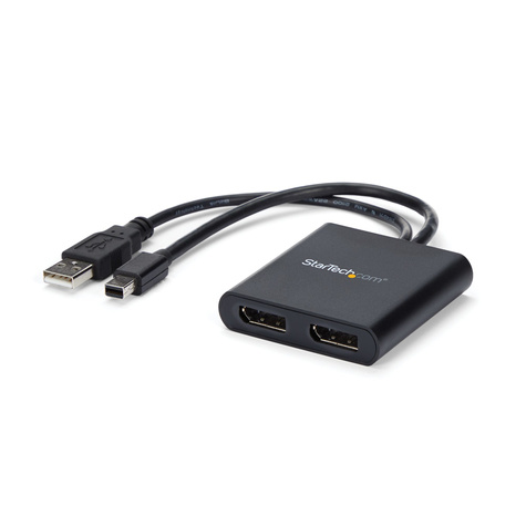 STARTECH Mini DisplayPort naar DisplayPort multi-monitor splitter - 2 poorts MST Hub - mDP 1.2 naar 2x DP