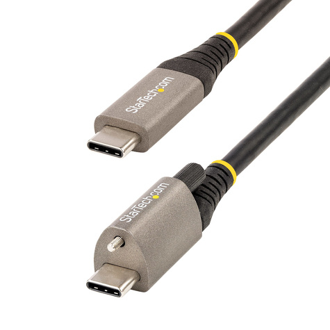 STARTECH STARTECH 50cm Vergrendelbare USB-C Kabel met Topschroef, 10Gbps, USB 3.1/2 Gen2 Type-C Kabel