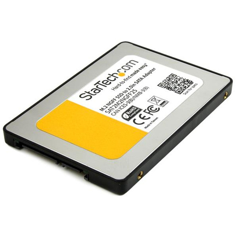 STARTECH STARTECH M.2 SSD naar 2,5 inch SATA III-adapter - Solid-State Drive Converter met beschermende behuizing