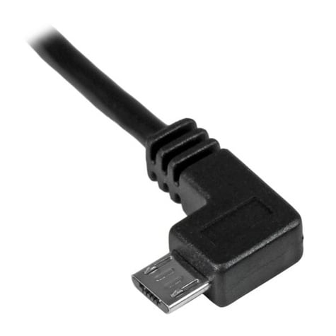 STARTECH 0.5 m Micro-USB Oplaad en sync kabel M/M - linksgehoekte Micro-USB - USB naar Micro USB oplaadkabel
